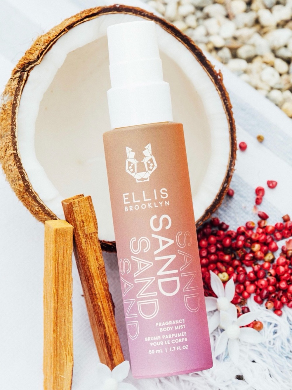 ELLIS BROOKLYN Sand Fragrance Body Mist ~ 1.69 fl oz (50mL) ~ New in Box